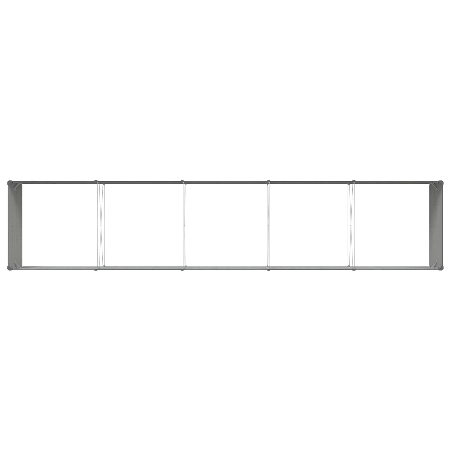 Plantenbak Antraciet 195 x 100 x 45 cm Gegalvaniseerd staal