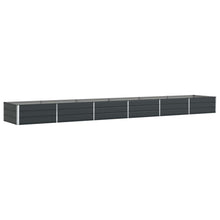 Plantenbak Antraciet 195 x 100 x 45 cm Gegalvaniseerd staal