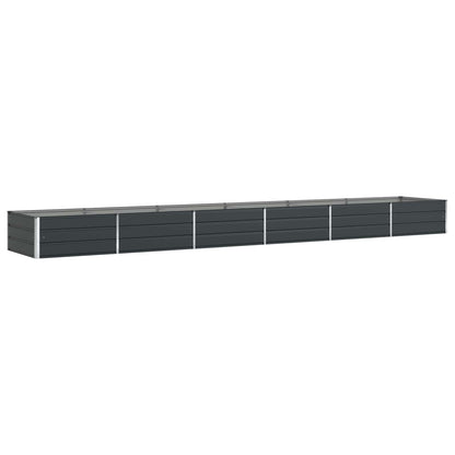 Plantenbak Antraciet 195 x 100 x 45 cm Gegalvaniseerd staal