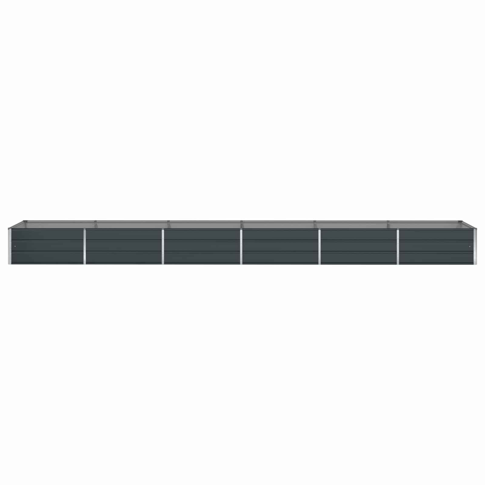 Plantenbak Antraciet 195 x 100 x 45 cm Gegalvaniseerd staal