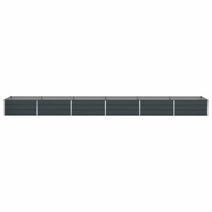 Plantenbak Antraciet 195 x 100 x 45 cm Gegalvaniseerd staal