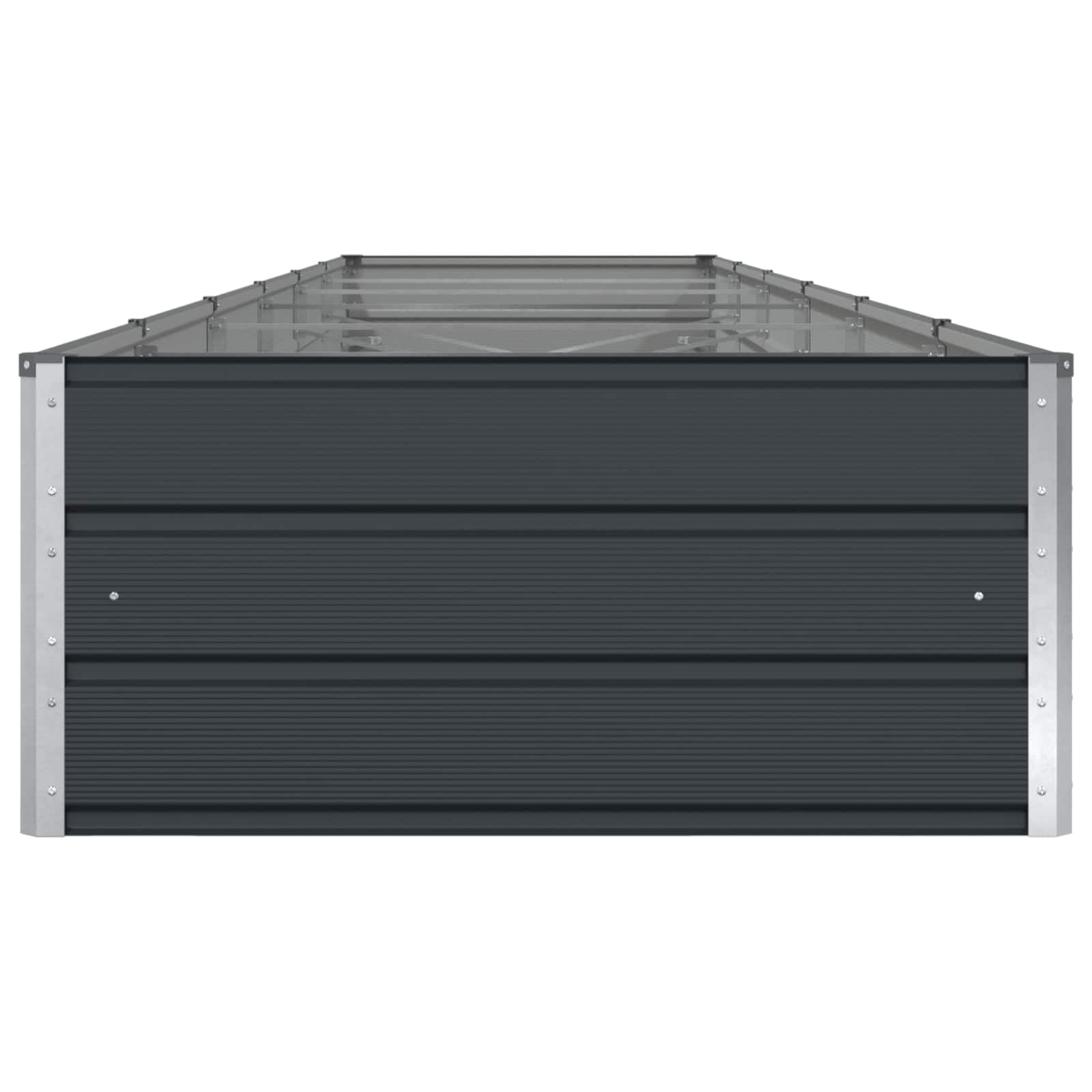 Plantenbak Antraciet 195 x 100 x 45 cm Gegalvaniseerd staal
