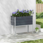Planter Anthracite 100 x 45 x 90 cm Galvanized steel