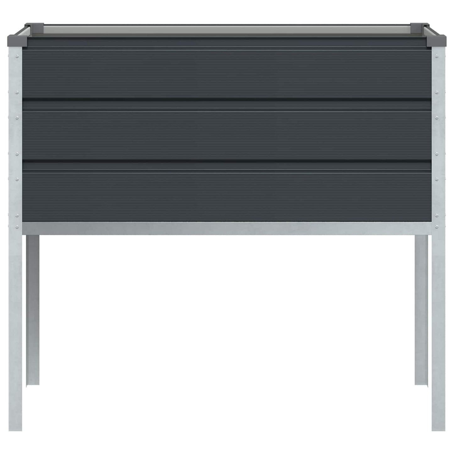 Plantenbak Antraciet 100 x 45 x 90 cm Gegalvaniseerd staal