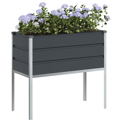 Plantenbak Antraciet 100 x 45 x 90 cm Gegalvaniseerd staal