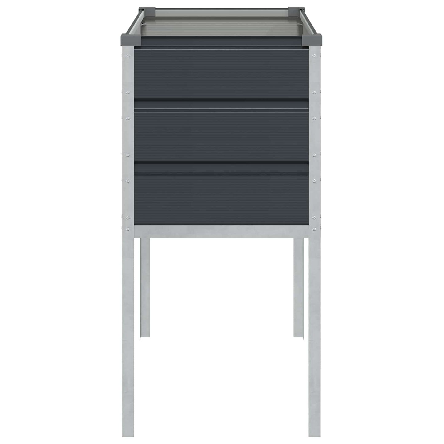 Plantenbak Antraciet 100 x 45 x 90 cm Gegalvaniseerd staal