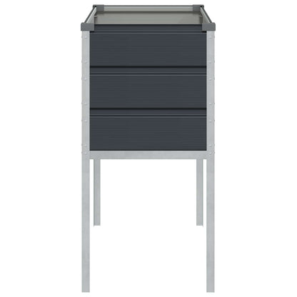 Plantenbak Antraciet 100 x 45 x 90 cm Gegalvaniseerd staal