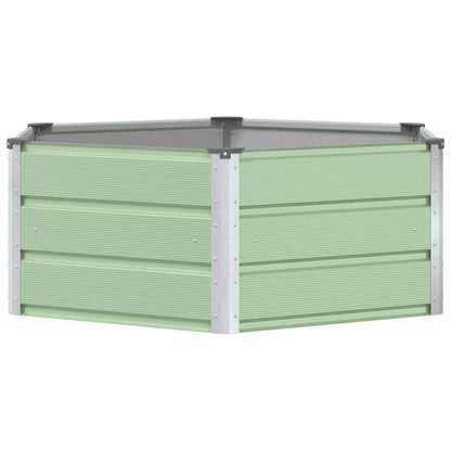 Plantenbak Pastel Groen 129 x 129 x 45 cm Staal