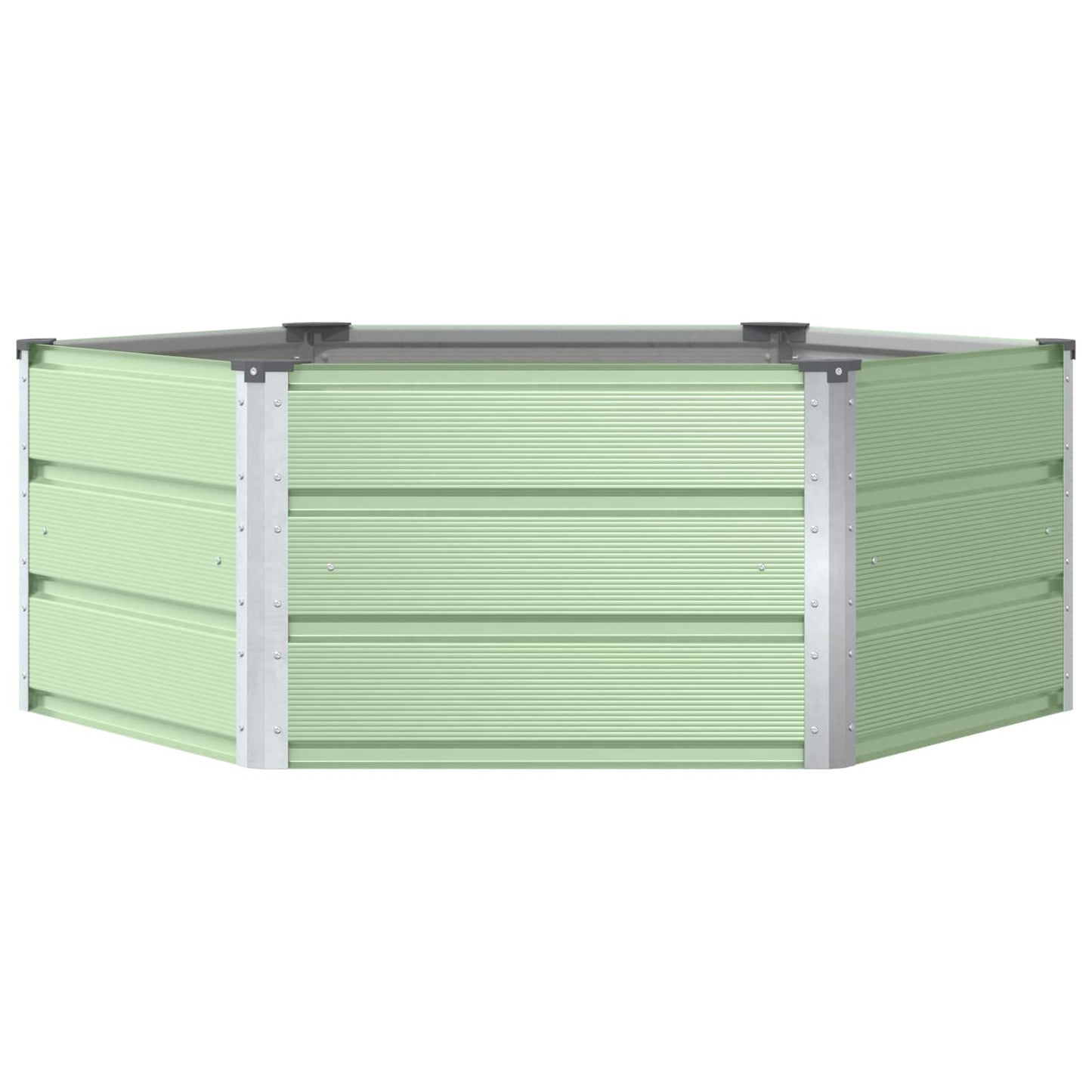 Plantenbak Pastel Groen 129 x 129 x 45 cm Staal