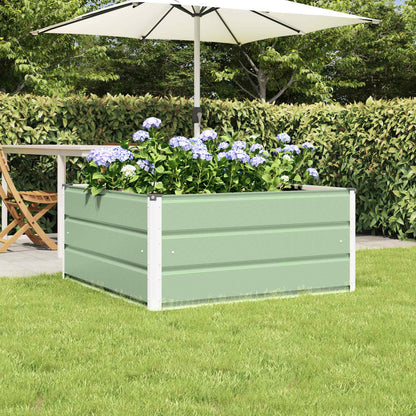 Plantenbak Pastelgroen 100 x 100 x 45 cm Staal