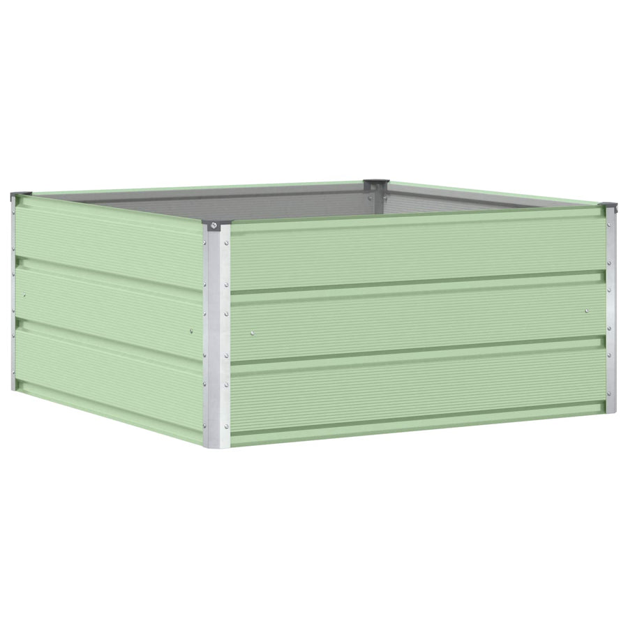 Plantenbak Pastelgroen 100 x 100 x 45 cm Staal