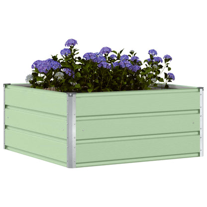 Plantenbak Pastelgroen 100 x 100 x 45 cm Staal
