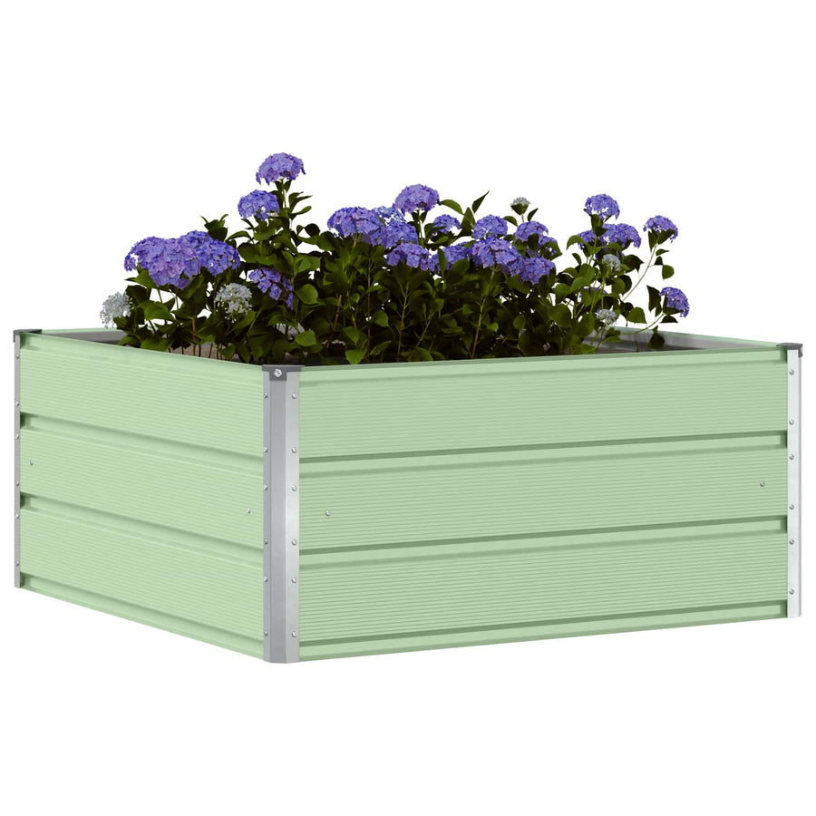 Plantenbak Pastelgroen 100 x 100 x 45 cm Staal