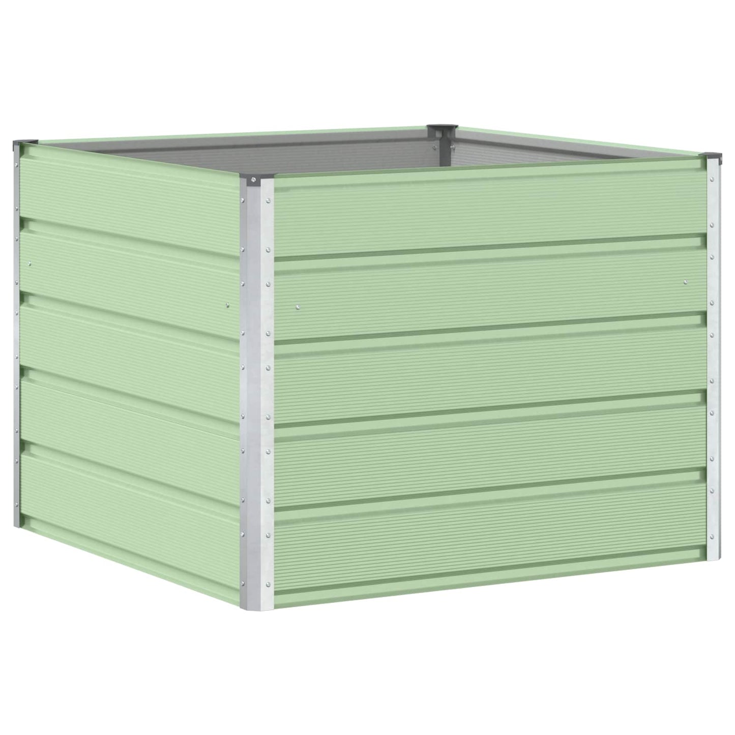 Plantenbak Pastelgroen 100 x 100 x 75 cm Staal