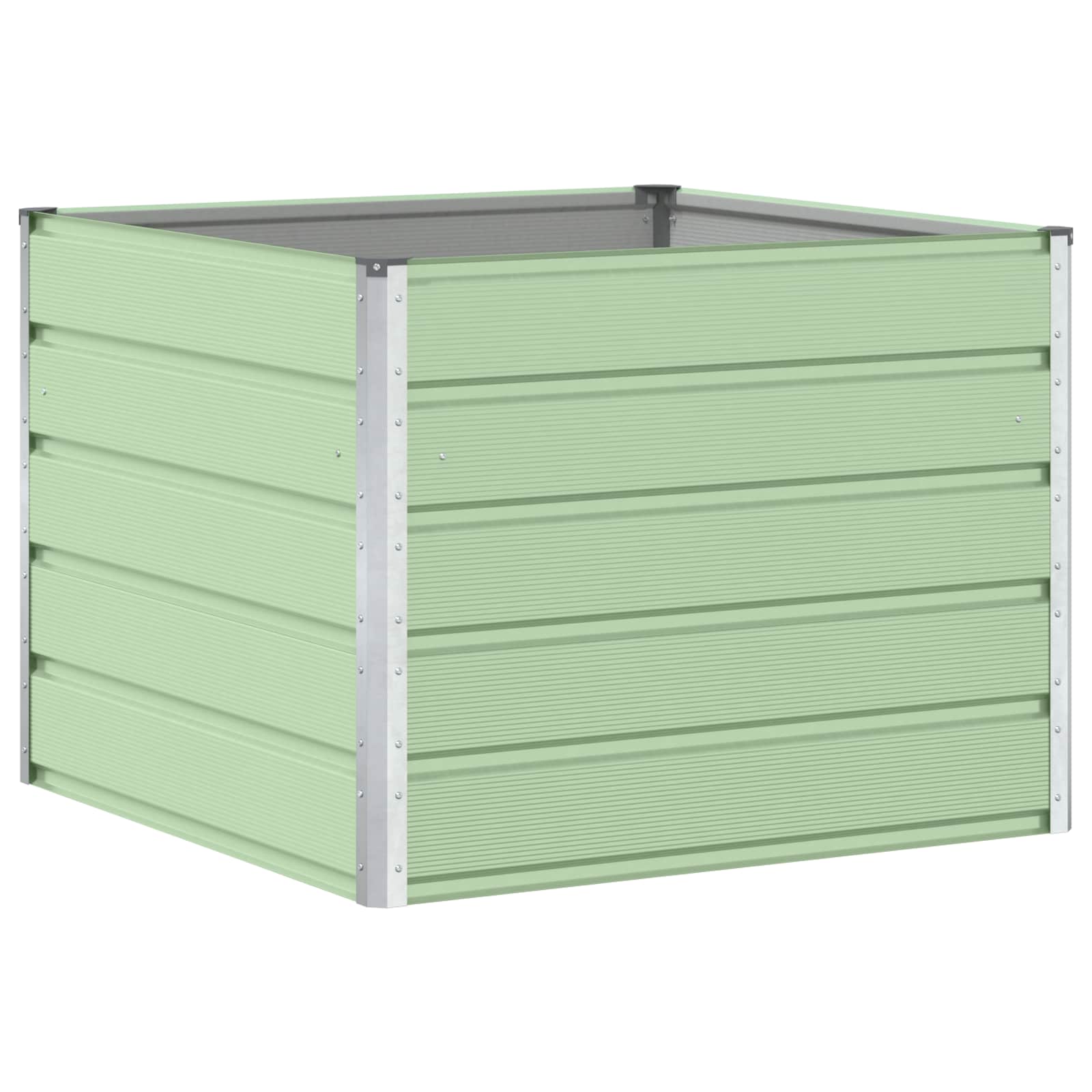 Plantenbak Pastelgroen 100 x 100 x 75 cm Staal