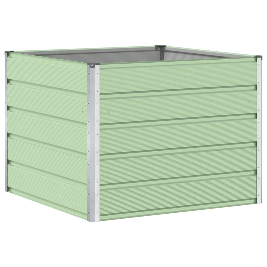 Plantenbak Pastelgroen 100 x 100 x 75 cm Staal