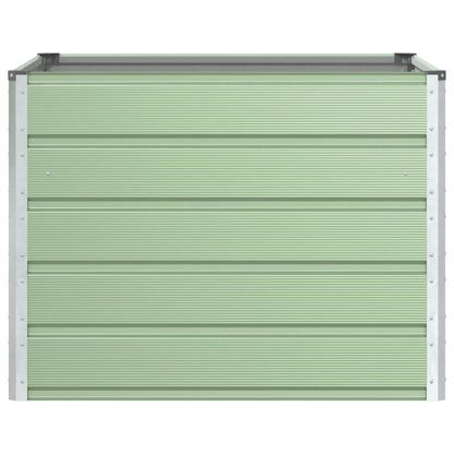 Plantenbak Pastelgroen 100 x 100 x 75 cm Staal
