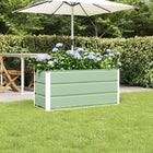 Plantenbak 100x40x45 cm staal groen