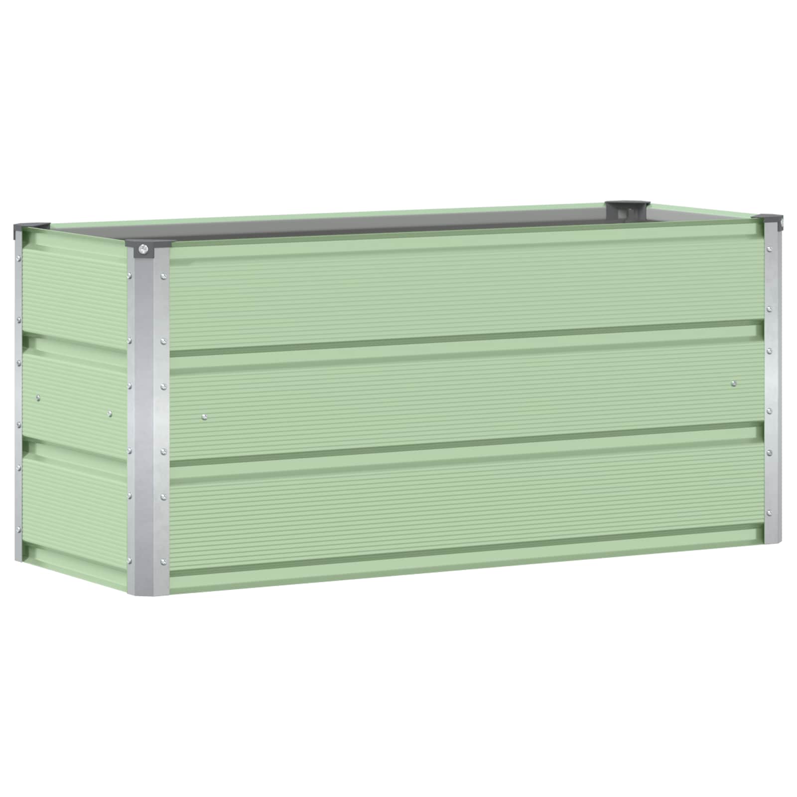 Plantenbak Groen 100 x 40 x 45 cm Staal