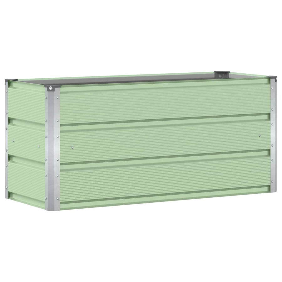 Plantenbak Groen 100 x 40 x 45 cm Staal