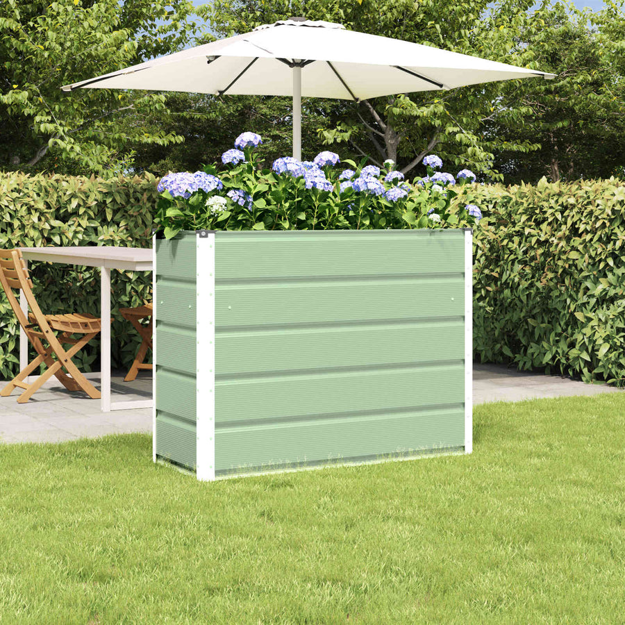 Plantenbak Groen 100 x 40 x 75 cm Staal