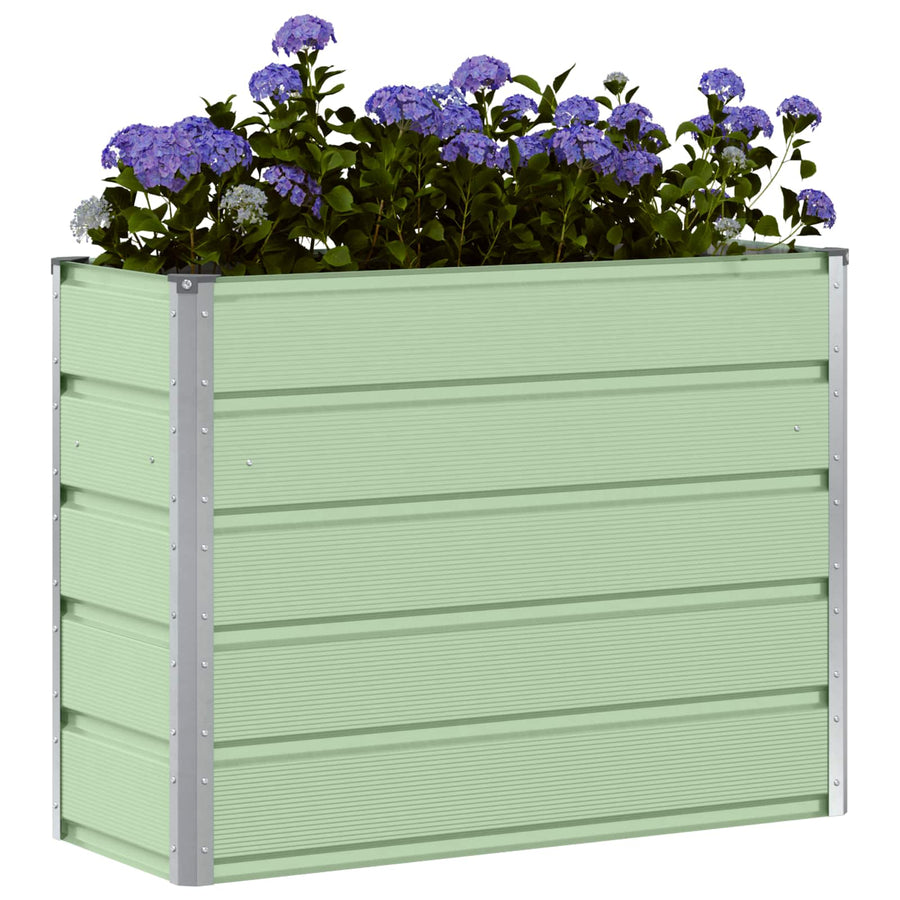 Plantenbak Groen 100 x 40 x 75 cm Staal