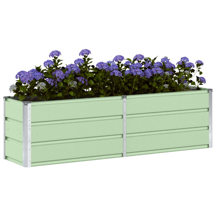Plantenbak Groen 160 x 40 x 45 cm Staal