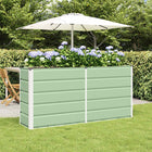 Planter Green 160 x 40 x 75 cm Steel