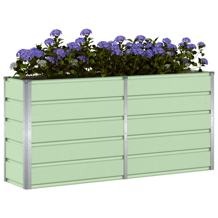 Plantenbak Groen 160 x 40 x 75 cm Staal
