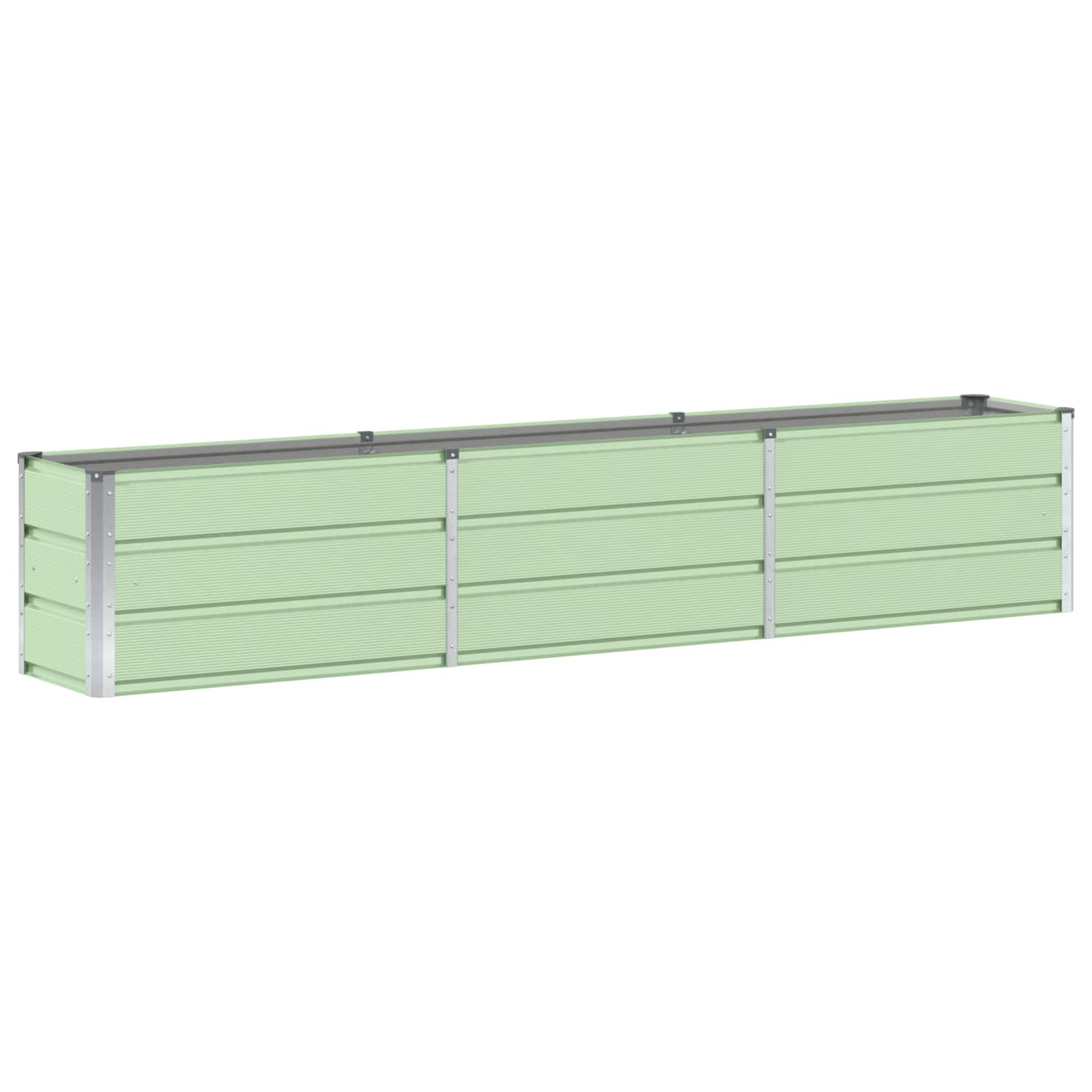 Plantenbak Groen 240 x 40 x 45 cm Staal