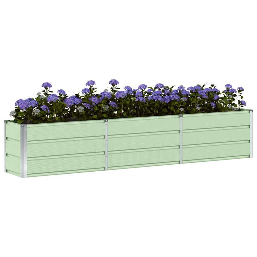Plantenbak Groen 240 x 40 x 45 cm Staal