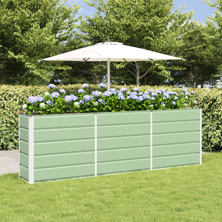 Plantenbak Groen 160 x 40 x 75 cm Staal