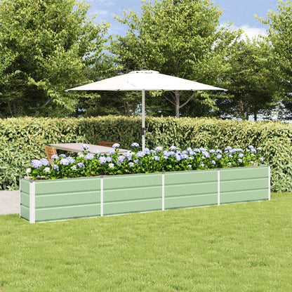 Plantenbak Groen 320 x 40 x 45 cm Staal