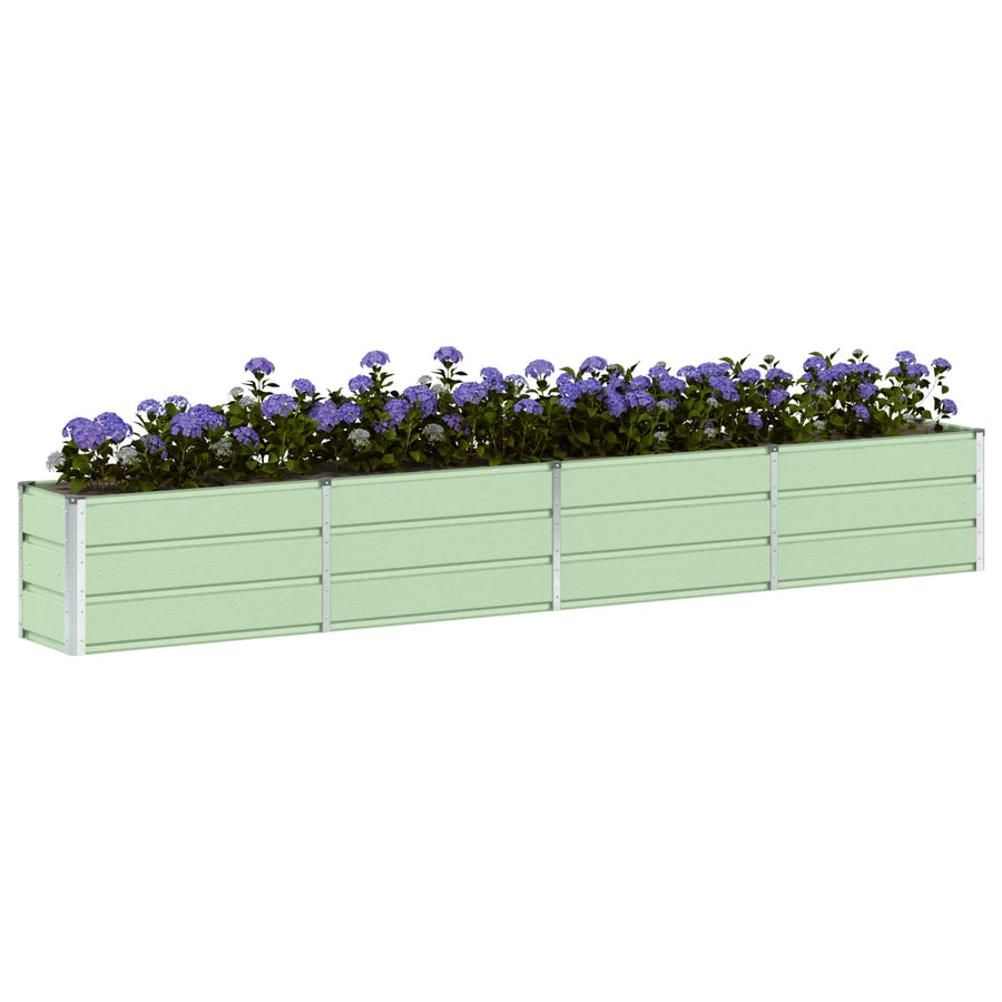 Plantenbak Groen 320 x 40 x 45 cm Staal