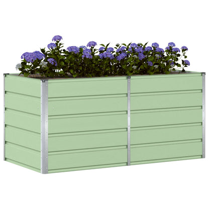 Plantenbak Groen 160 x 80 x 75 cm Staal