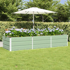 Plantenbak 240x80x45 cm staal groen