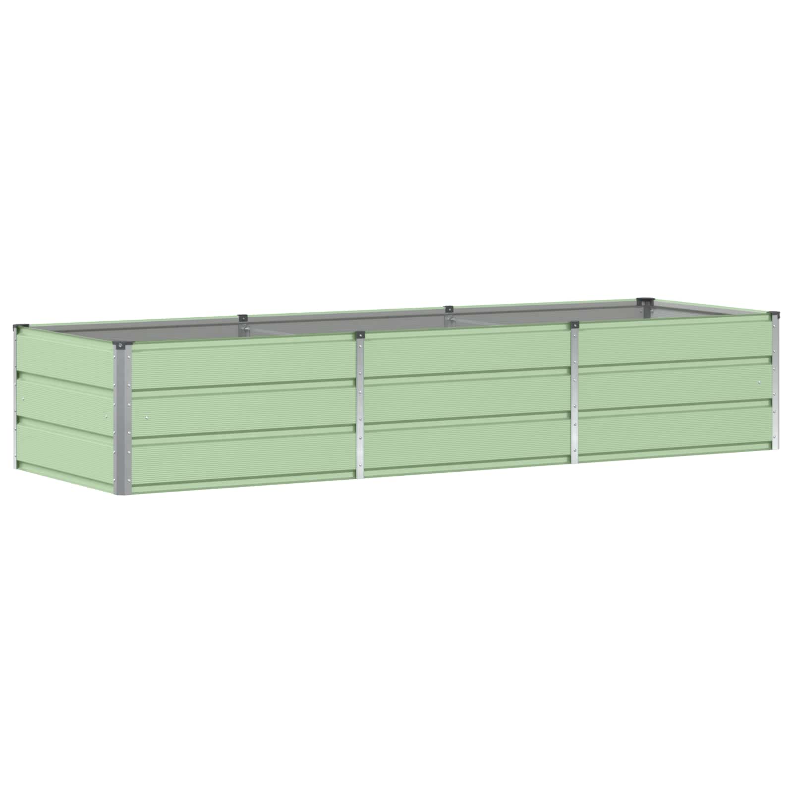 Plantenbak Groen 240 x 80 x 45 cm Staal