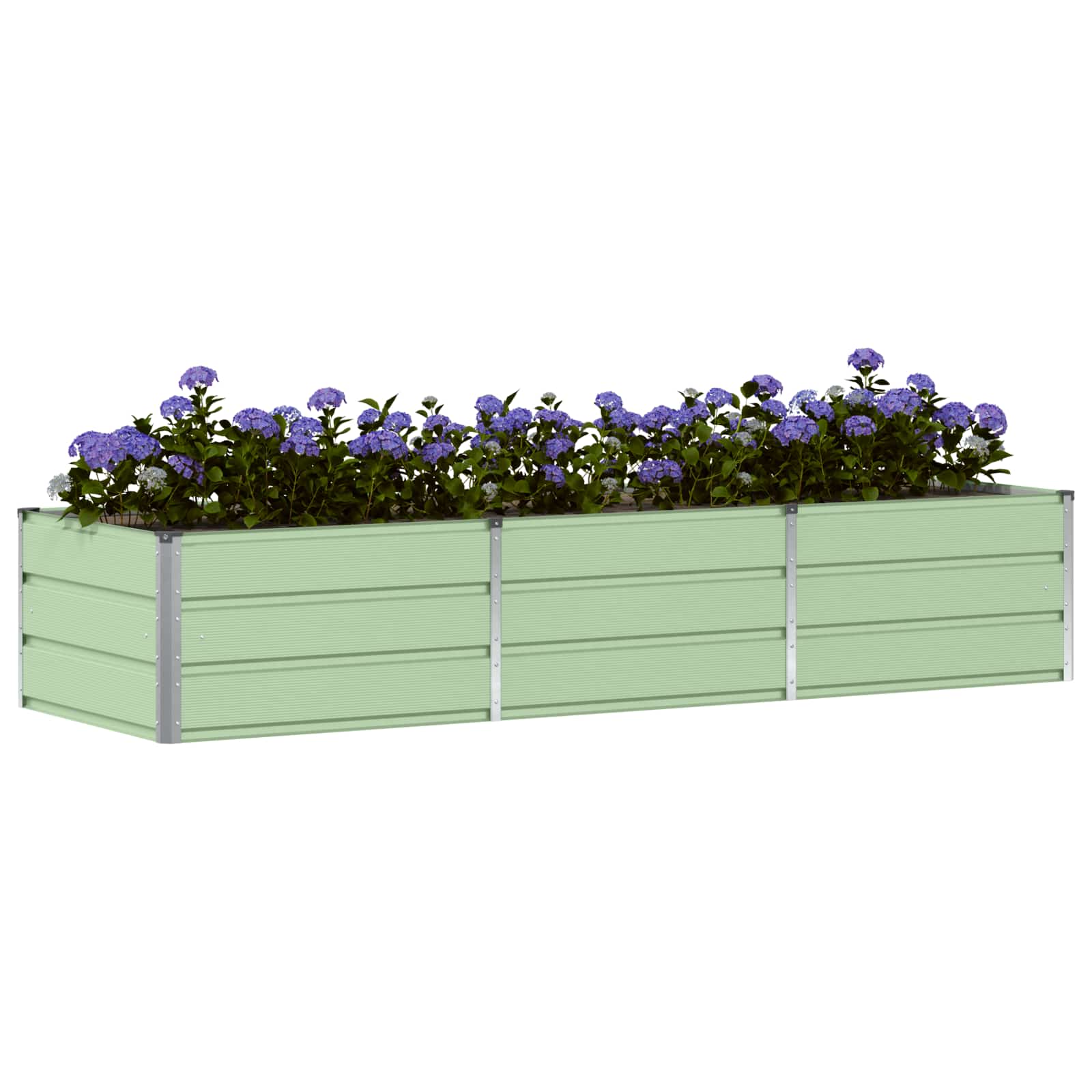 Plantenbak Groen 240 x 80 x 45 cm Staal