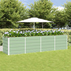 Plantenbak 240x80x75 cm staal groen