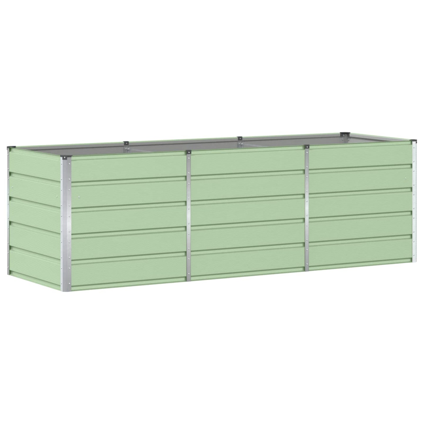 Plantenbak Groen 240 x 80 x 75 cm Staal