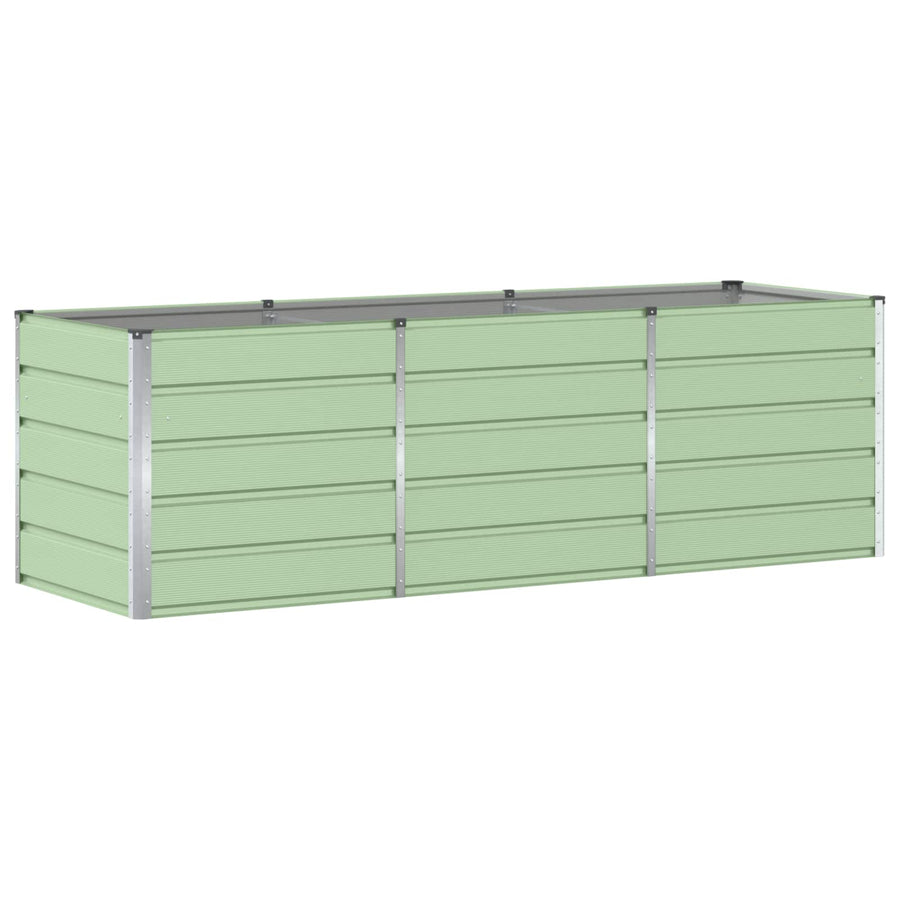 Plantenbak Groen 240 x 80 x 75 cm Staal
