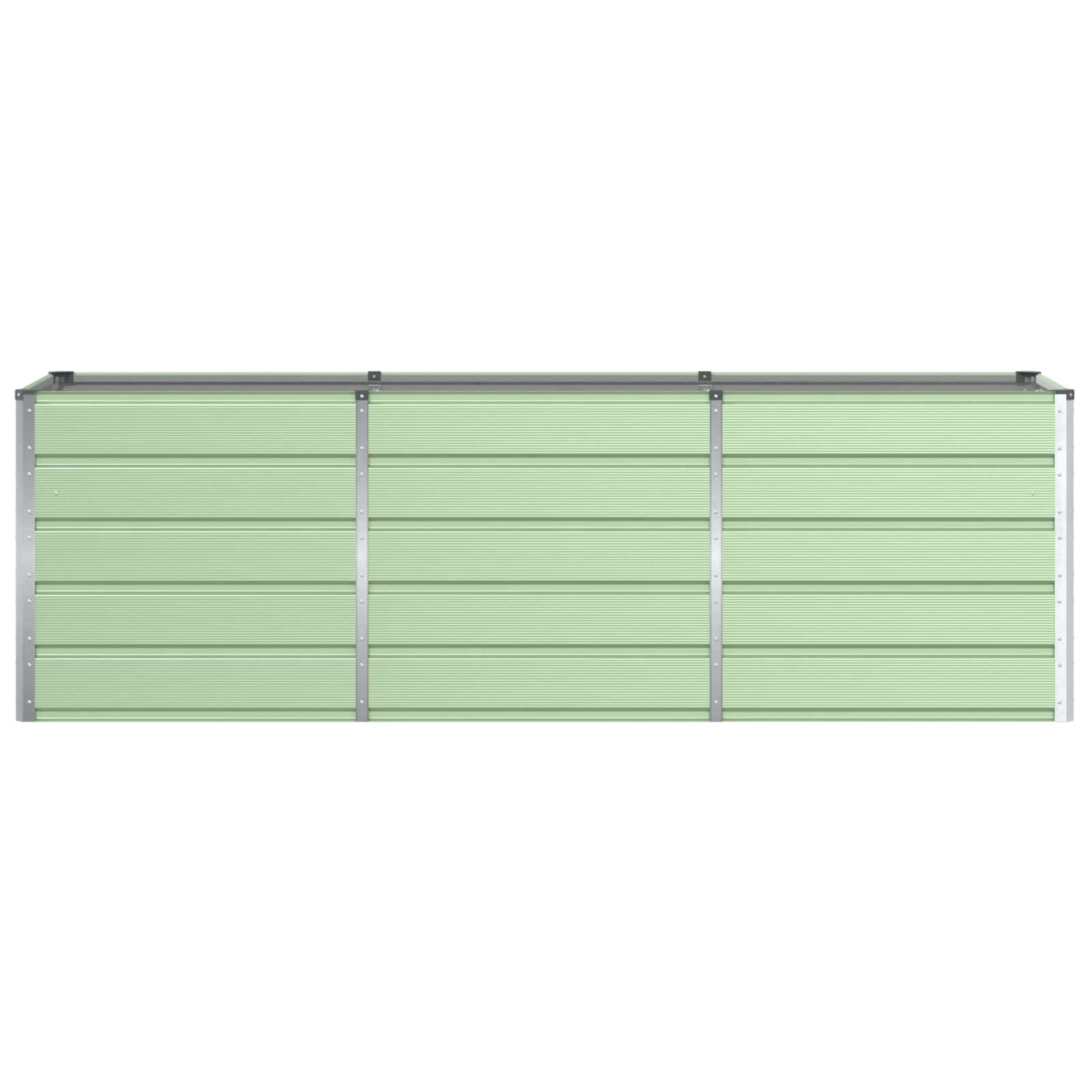 Plantenbak Groen 240 x 80 x 75 cm Staal