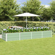 Plantenbak 320x80x45 cm staal groen