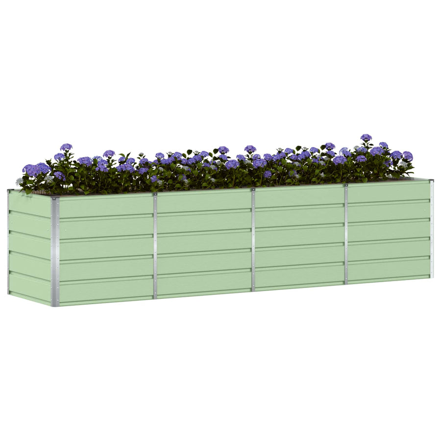 Plantenbak Groen 240 x 80 x 75 cm Staal