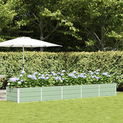 Plantenbak 400x80x45 cm staal groen