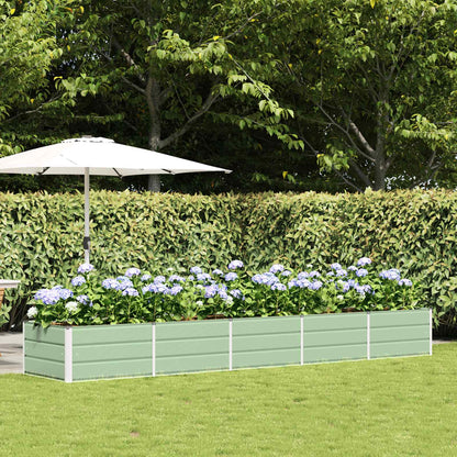 Plantenbak Groen 400 x 80 x 45 cm Staal