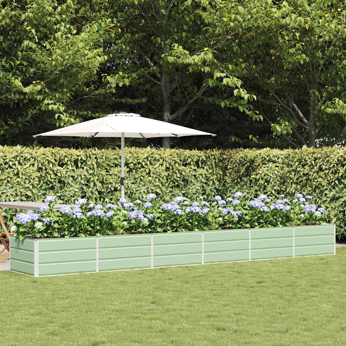 Plantenbak Groen 480 x 80 x 45 cm Staal