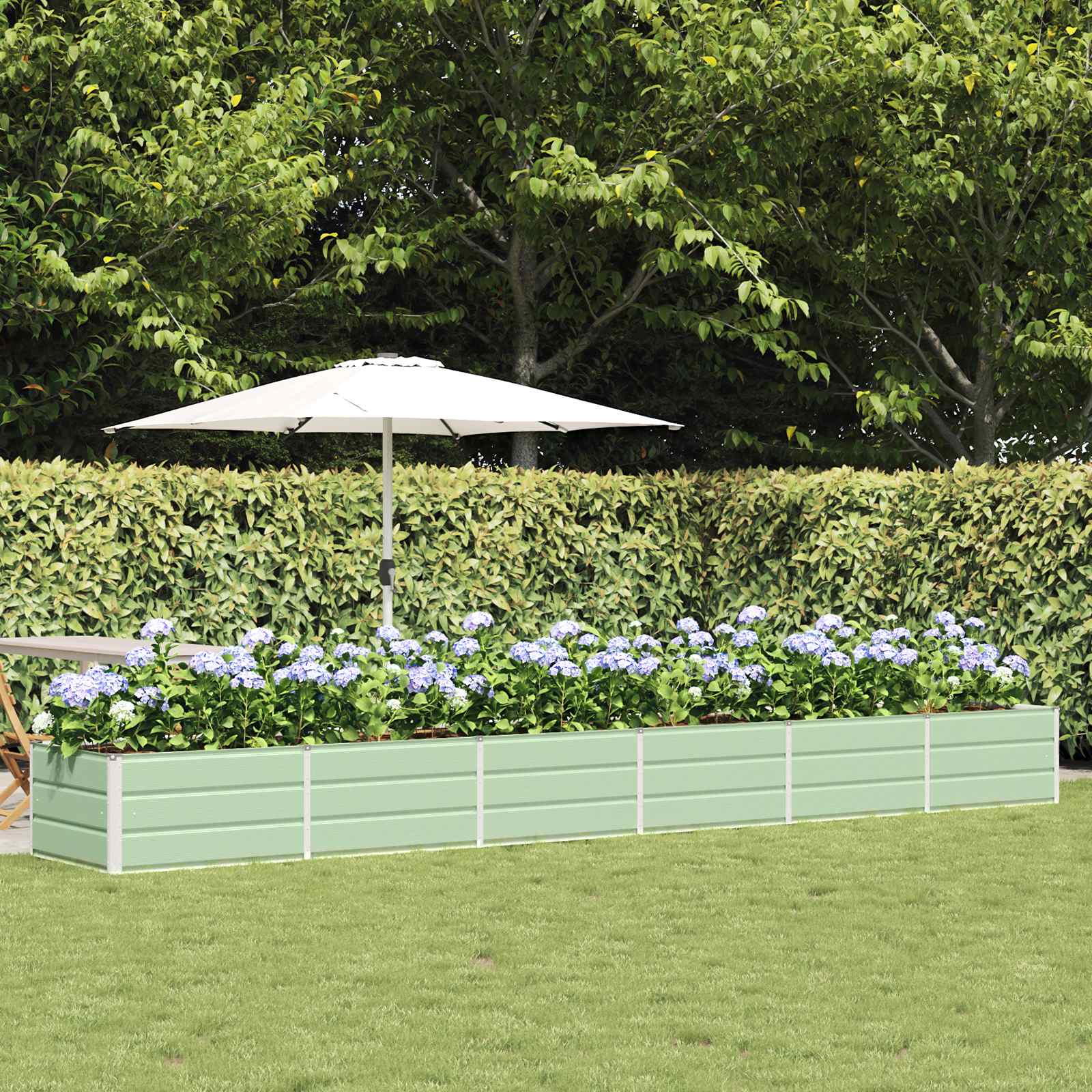 Plantenbak Groen 480 x 80 x 45 cm Staal