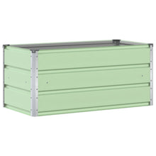 Plantenbak Pastelgroen 100 x 50 x 45 cm Gegalvaniseerd staal