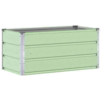 Plantenbak Pastelgroen 100 x 50 x 45 cm Gegalvaniseerd staal